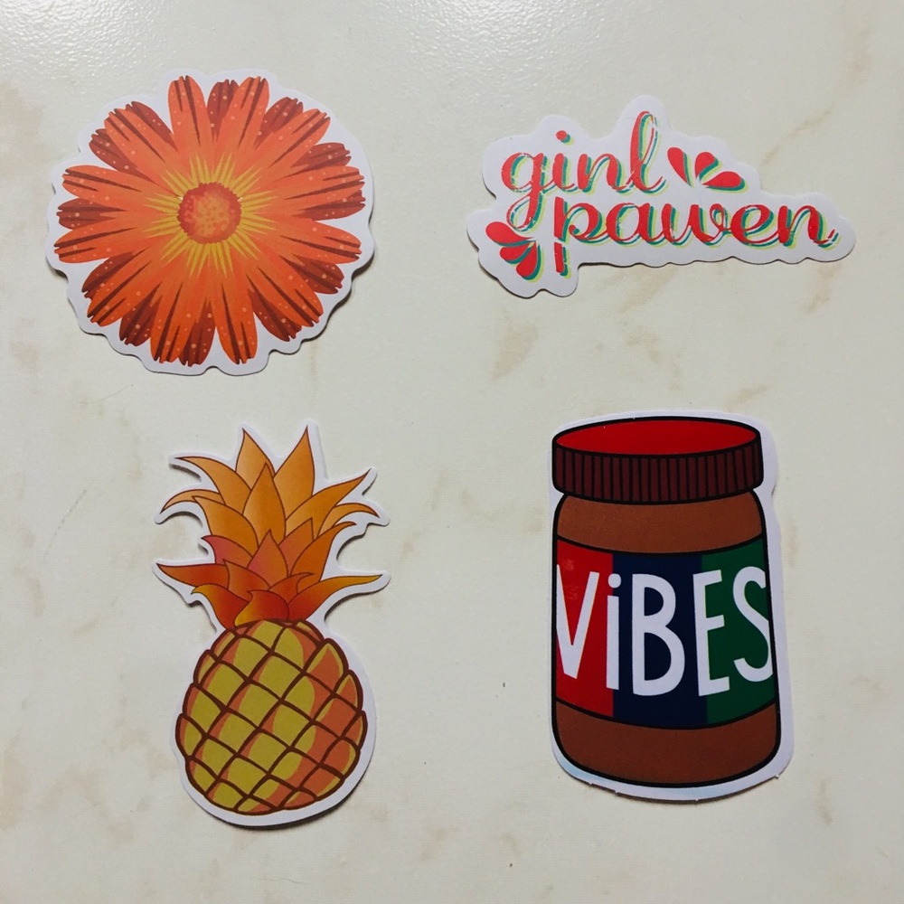 Water proof stickers